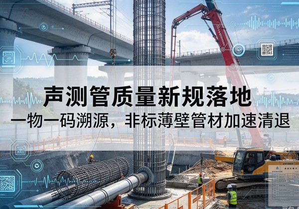 天全声测管质量新规落地，一物一码溯源，非标薄壁管材加速清退